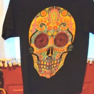 Life clothing sugar skull t shirt